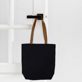 Colour Strip Black Canvas Bag - 10oz (340x310x100) 05
