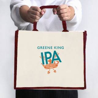 Colour Strip Laminated Canvas Bag - 10oz (400x330x160) 03
