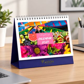 Colourful Life Wire-O Desk Calendar 2027 02