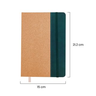 ECO-CORK Notebook with Velvet Tone 08
