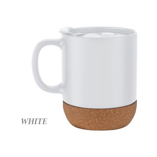 CORK 2 Tone Ceramic Mug with Cover – 350ml 06