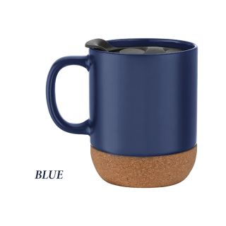 CORK 2 Tone Ceramic Mug with Cover – 350ml 05