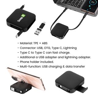 CUBE 5-in-1 Retractable USB Port 10