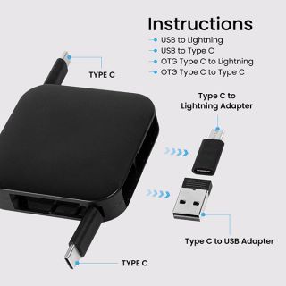 CUBE 5-in-1 Retractable USB Port 06