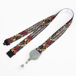 Custom Dye Sublimation Lanyard with Yoyo Tag 06