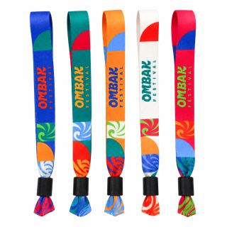 Custom Fabric wristband with full colour sublimation printing 01