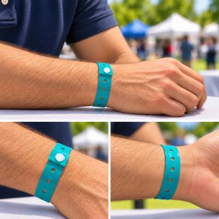 Custom L-shaped Vinyl wristband 02