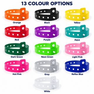 Custom L-shaped Vinyl wristband 06