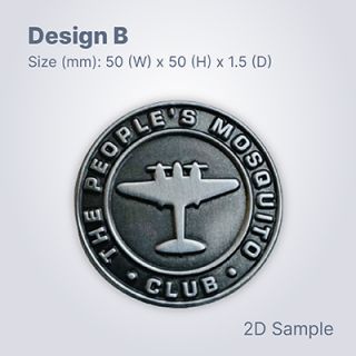 Custom Made Die Struck Collar Pin 03