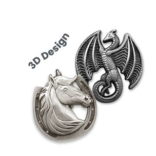 Custom Made Die Struck Collar Pin 06