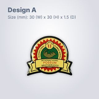 Custom Made Epoxy Collar Pin 02