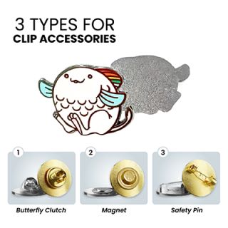 Custom Made Hard Enamel Collar Pin 06