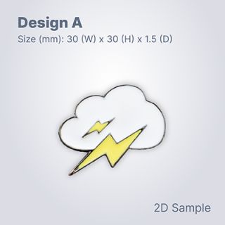 Custom Made Hard Enamel Collar Pin 02