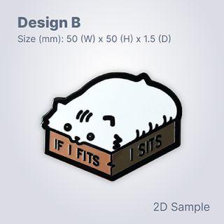 Custom Made Hard Enamel Collar Pin 03