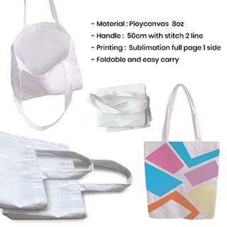 Custom made polycanvas bag 8oz - (350x400) 08