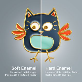 Custom Made Soft Enamel Collar Pin 04