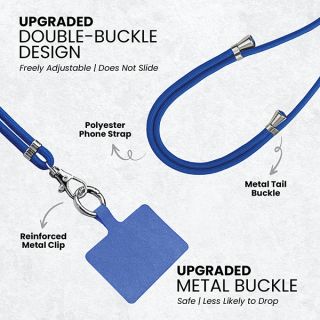 Custom Polyester Adjustable Phone Lanyard 03