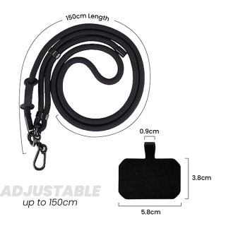 Custom RPET Adjustable Phone Lanyard 09