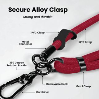 Custom RPET Adjustable Phone Lanyard 03