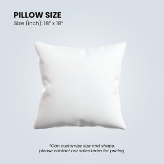 Custom Shaped Polyester Throw Pillow