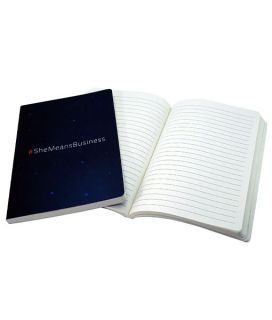 Soft Cover Perfect Bind Custom Notebook - A5 Size 10