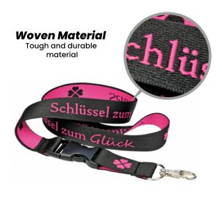 Custom Woven Lanyard with Logo Printing