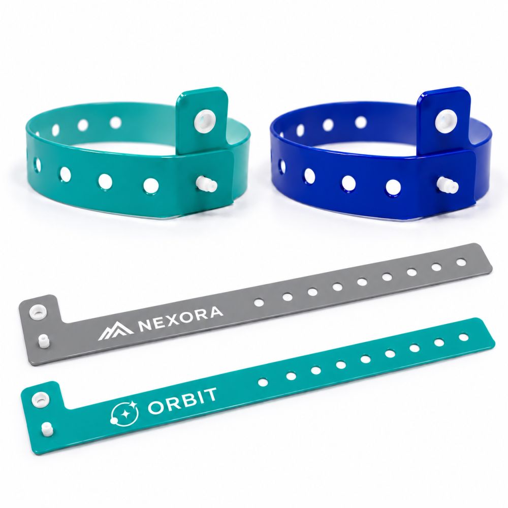 Custom L-shaped Vinyl wristband