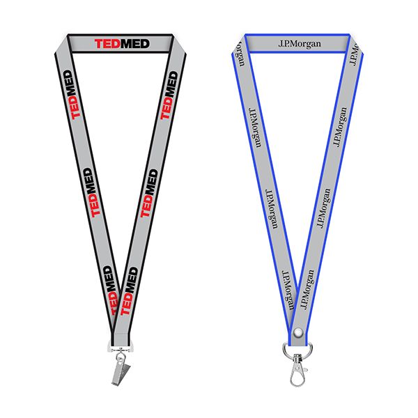 Custom Reflective with Logo Lanyard