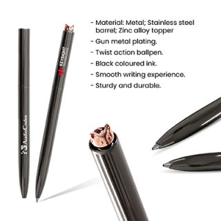CUTECAT Twist Action Metal Ball Pen 06