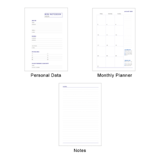Bonded Paper Based Mini Notebook 04