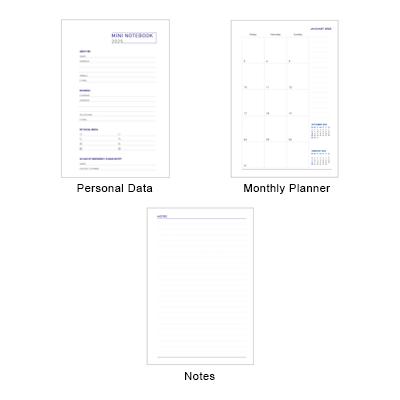 Bonded Paper Based Mini Notebook 05