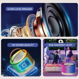 Portable Karaoke Bluetooth Speaker with Microphone 08