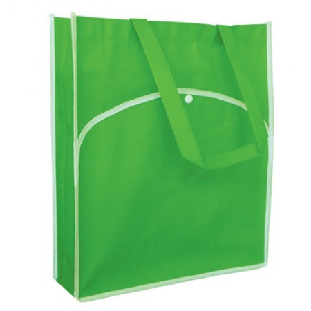 Vibrant Eco-Tote Bag with Pocket - 100gsm (340x390x100) 09