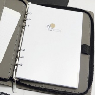 Zipa Ring PU Executive Notebook - A5 Size 06