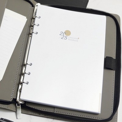 Zipa Ring PU Executive Notebook - A5 Size 07