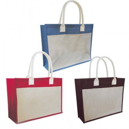 2 Tone Chow Jute Bag (430x350x150) 05