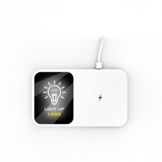LED Light Up Logo - Mirror Surface 15W Fast Charging Wireless Charger III 08