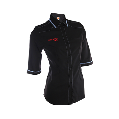 OS F1 Corporate Uniform 3/4 Sleeve 200gsm Shirt V4 07
