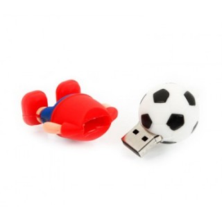 3D Football Man PVC USB Flash Drive - 8GB 07