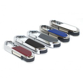 Carabiner Metal USB Flash Drive - 4GB