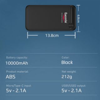 Mini Portable Dual Output Power Bank - 10000mAh 10