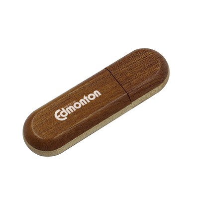Dark Wooden USB Flash Drive - 8GB 01