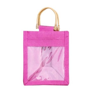 Laminated Jute Tote Bag (135x155x110) 04