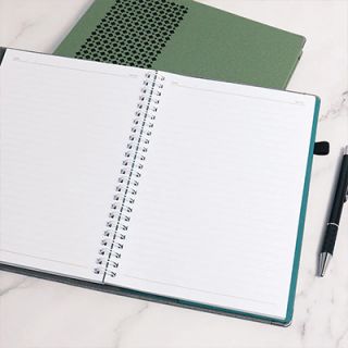 Dazzle Wire-O PU Leather Notebook - A5 Size 08