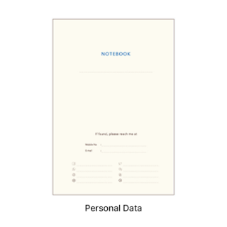 Ruled Thermo PU Notebook - A5 Size 08