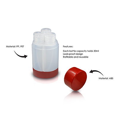BRONCO Travel Sized Toiletry Container 05