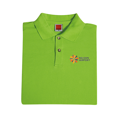 OS Female CVC Honeycomb Short Sleeve 230gsm Polo Shirt 08