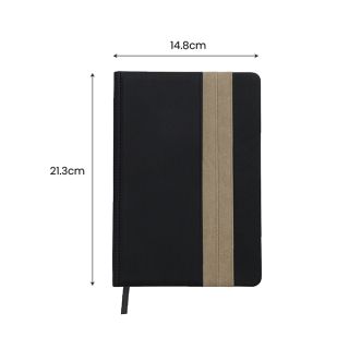 DOUBLE PU Hard Case A5 Notebook with Compartment 07