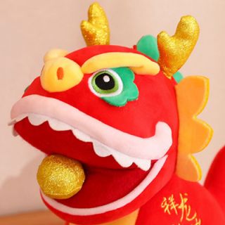 Dragon Shaped Soft Toy with Pulley 04
