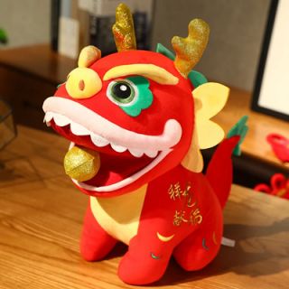 Dragon Shaped Soft Toy with Pulley 03